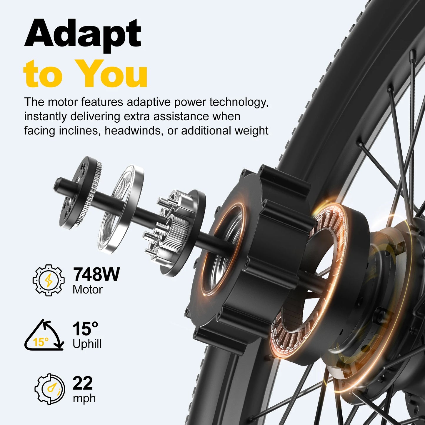 Aairsk F1 Adult city E-bike 36V 13Ah Battery 748W Motor Electric Bike 26 Inch Fat Tire E-Mountain bike Off-road Electric bicycle