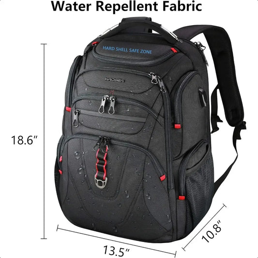 Laptop Backpack 17.3 inch XL Computer Backpack WaterRepellent.