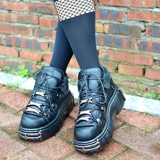 Thick Bottom Platform Women Sneakers, Large Size Casual.