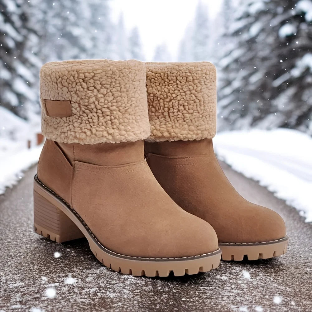 Winter Faux Fur Snow Boots For Women