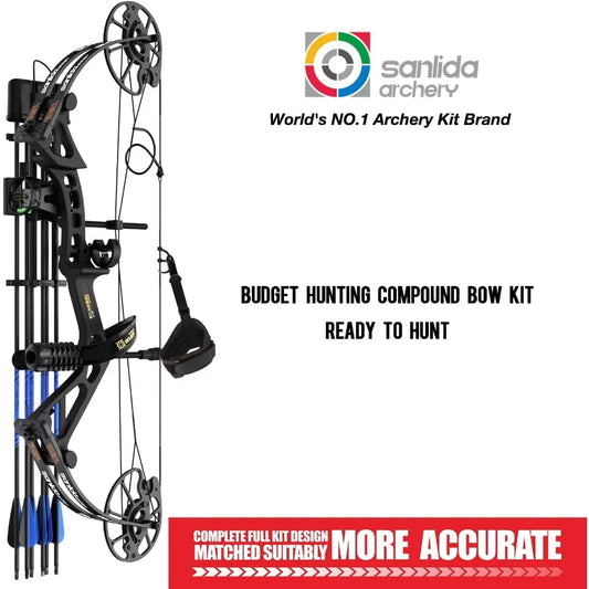 Sanlida Dragon X7 Ready to Hunt Compound Bow Package