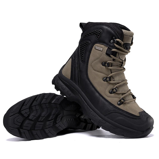 Men's mountain climbing motorcycle boots
