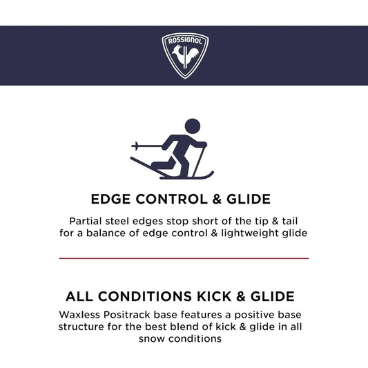 EVO OT 65 Pozzi-track IFP Cross Country Skis for Men.