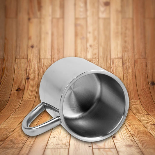 220ml Drinking Cup with Handle Stainless Steel