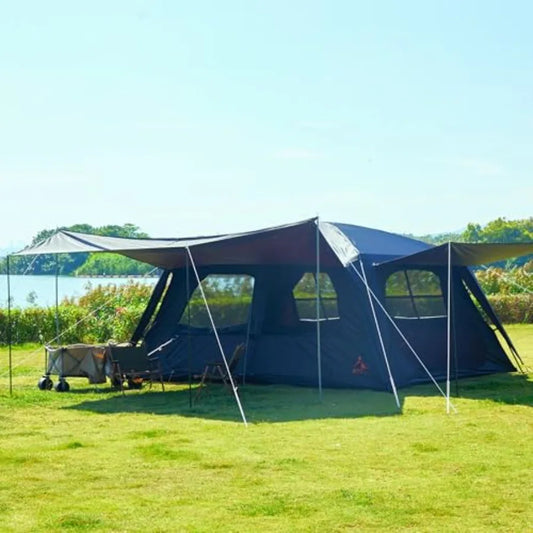 Extra Large Tent 12 Person A Awning Family Cabin