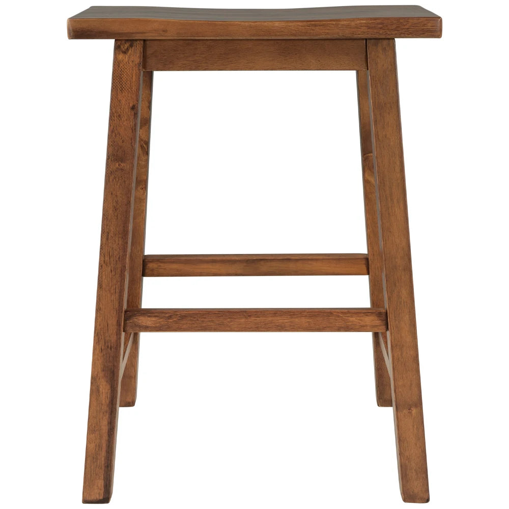 Farmhouse Rustic 2-piece Counter Height Stools.