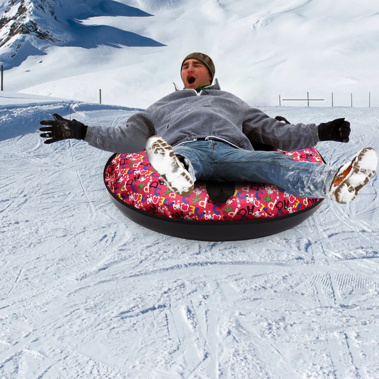 Oxford Cloth Inflatable Sledding Sled