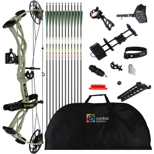 Compound Bow Package for Adults, Arrow Set, 0-70 Lbs Draw