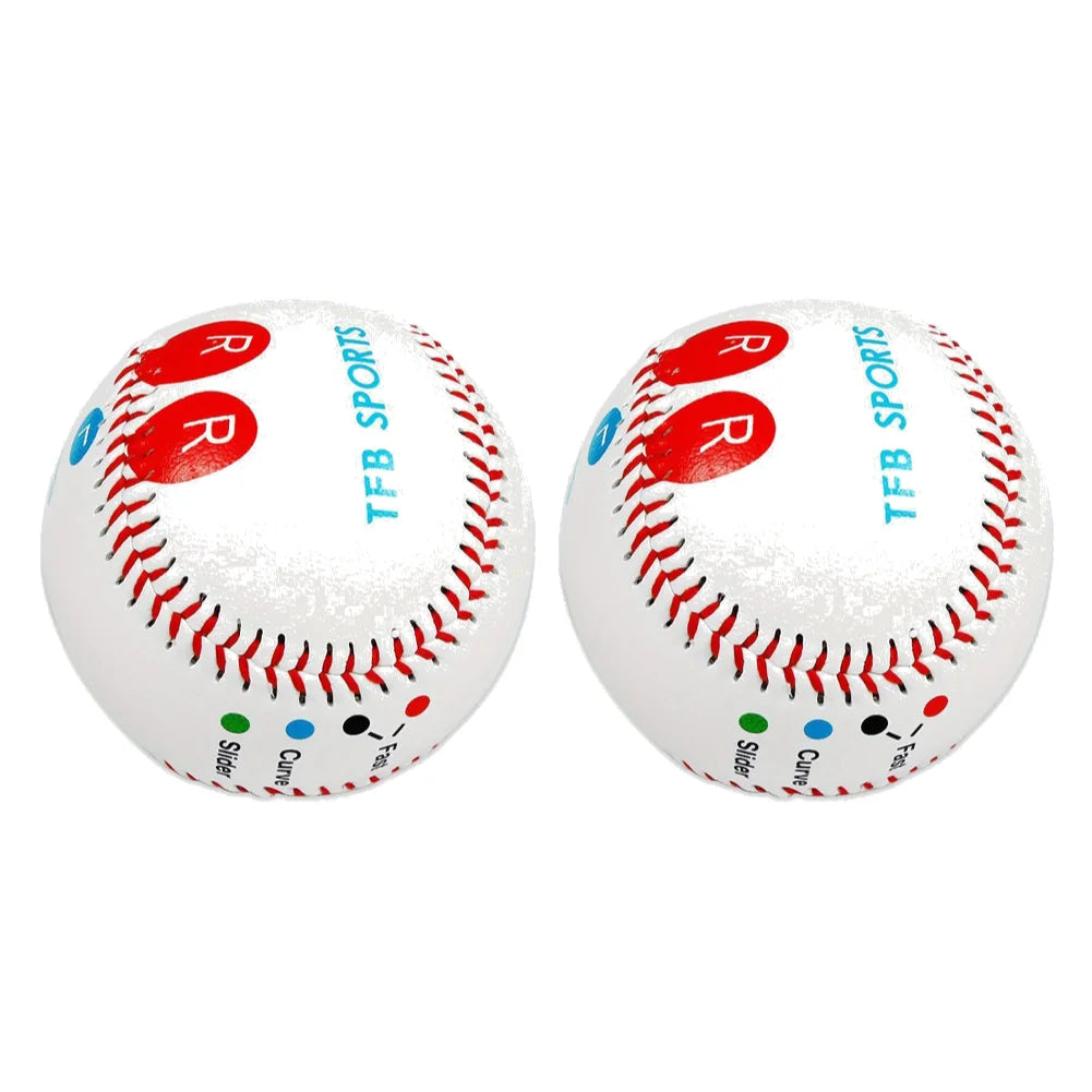 Pitch Training Baseball set with Finger Placement Markers.
