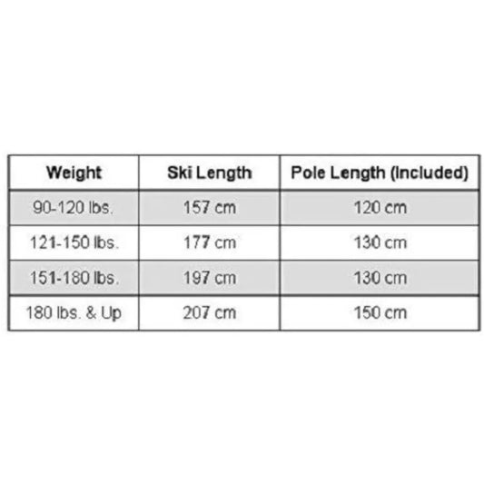 75mm 3Pin Cross Country Ski Package Includes Boots Bindings Poles and 207 cm Skis