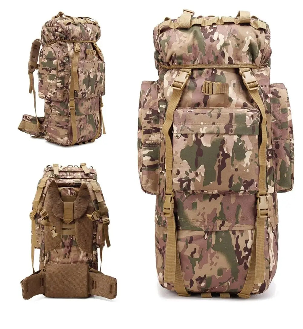 65L Military MOLLE Large Capacity Backpack