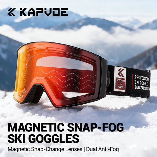 Winter Outdoor Photochromic Ski Goggles