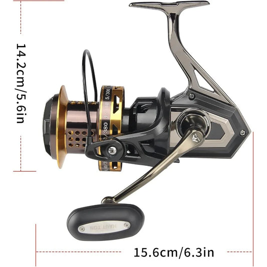 8000 10000 12000 Big Game Surf Spinning Fishing Reel with 20KG Drag Power