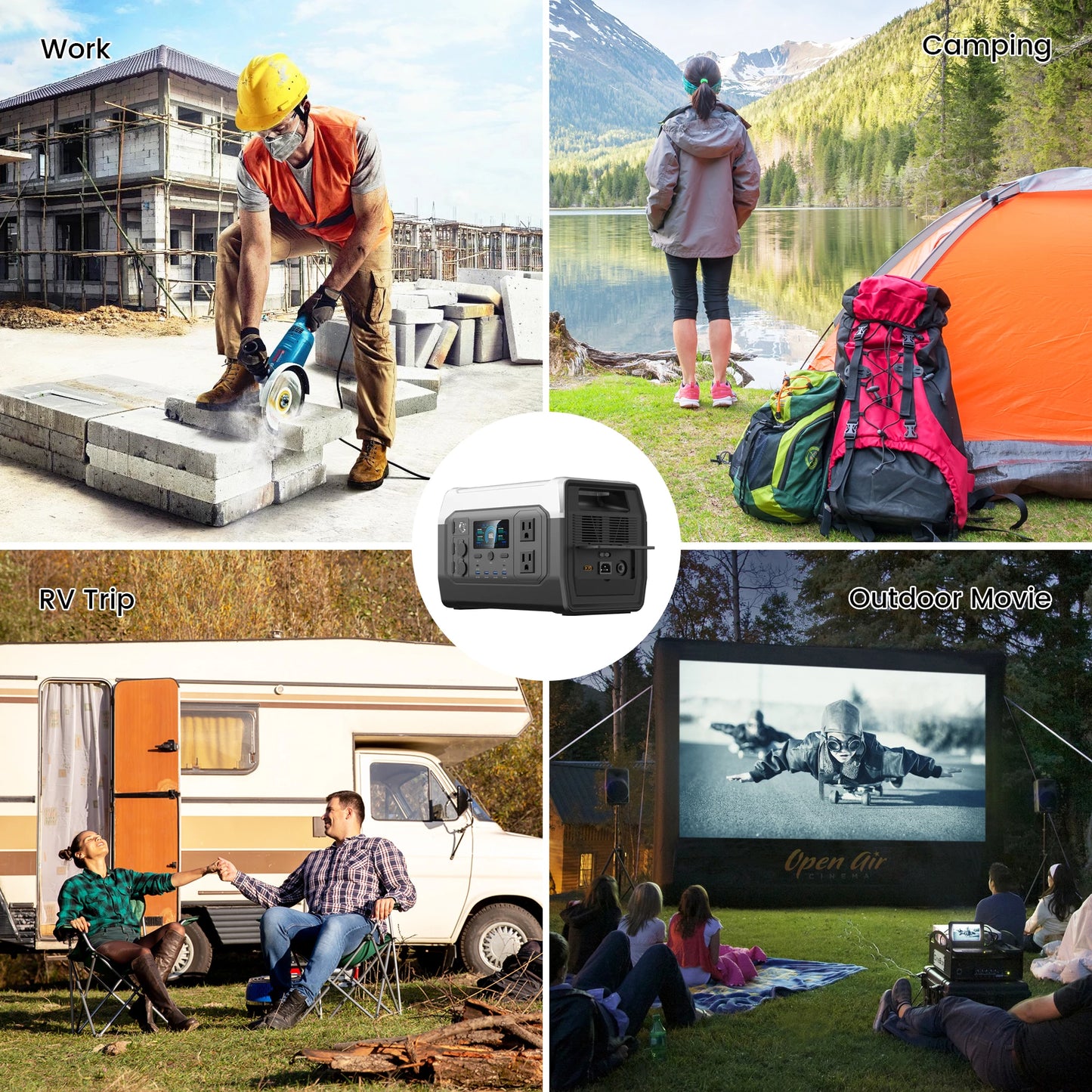 Ctolity XP1000 1024Wh 1600w Portable Power Station