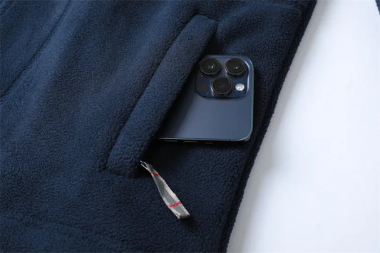 Winter Fleece Jacket Men's Casual Thickened Wool Jacket