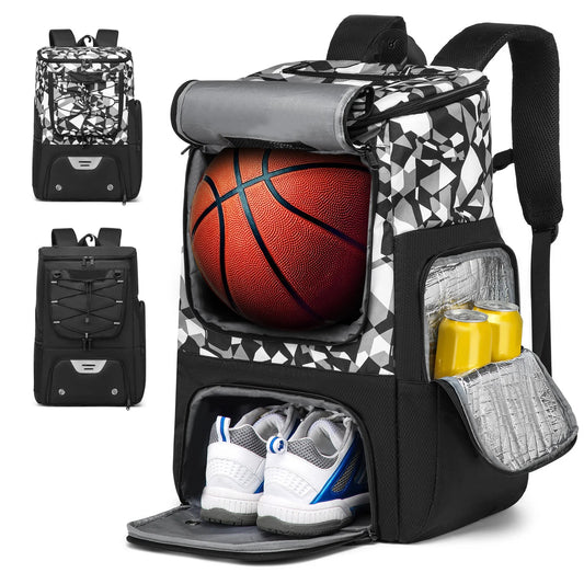 Basketball Backpack with Separate Ball holder & Shoes