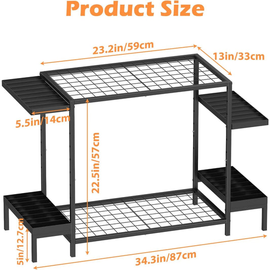 Ski Storage Rack for 6 Pairs - Freestanding