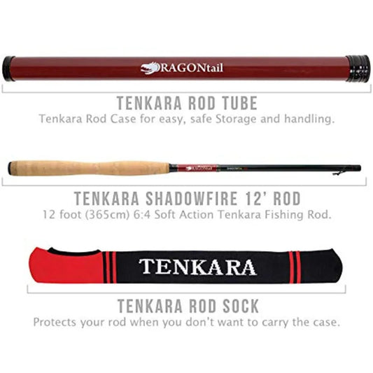 Shadowfire 365 12' Tenkara Fly Fishing Rod for Precision Casting