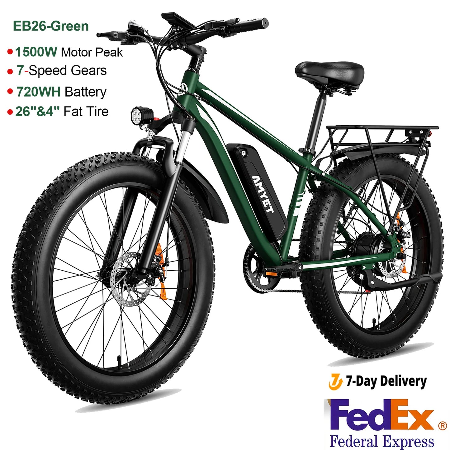 Electric Bike EB26 Blue Adults Electric Bicycle