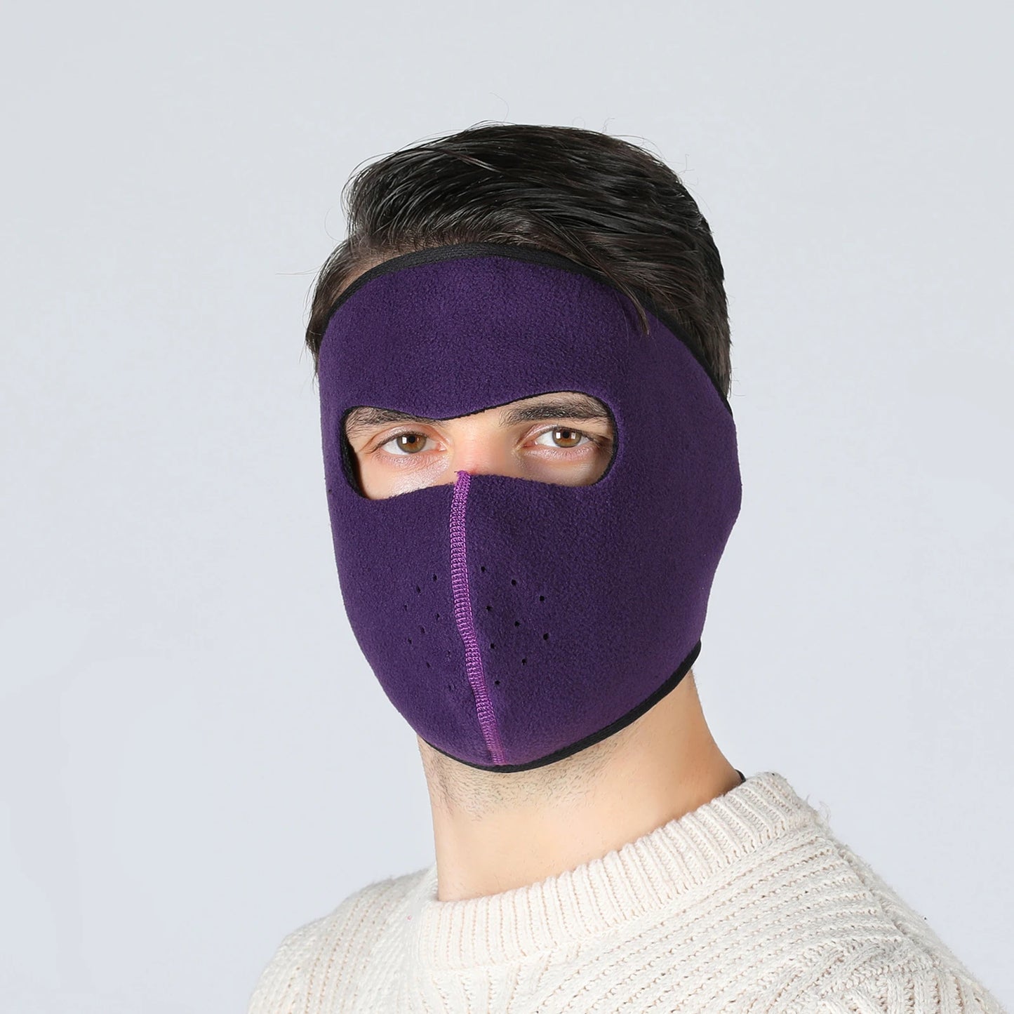 Fleece Winter Outdoor Sports Thermal Face Mask and Ear Warmer.