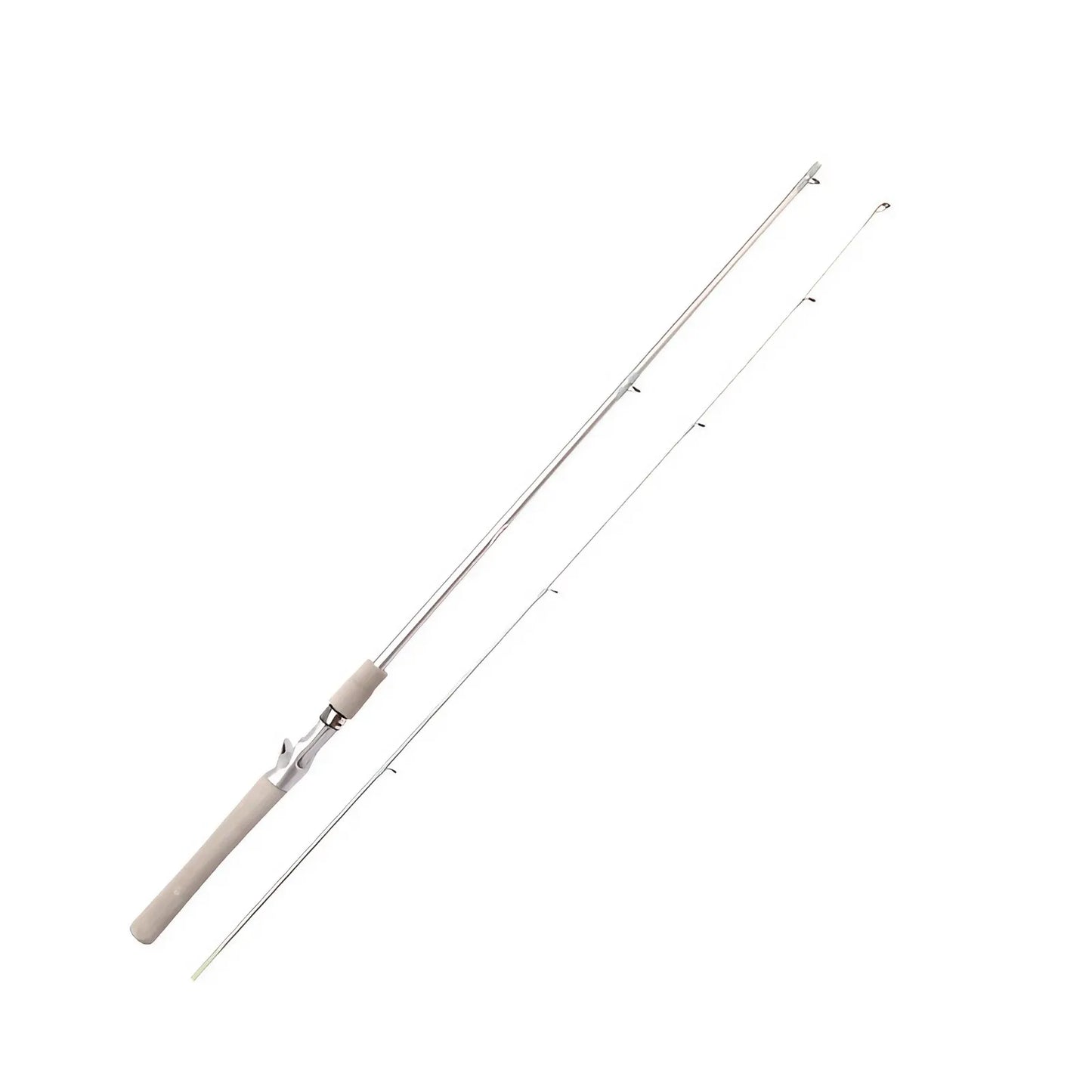 1pc-180cm/ 70.86inch White Fishing Rod (Single Fishing Rod)-Durable Fiberglass,