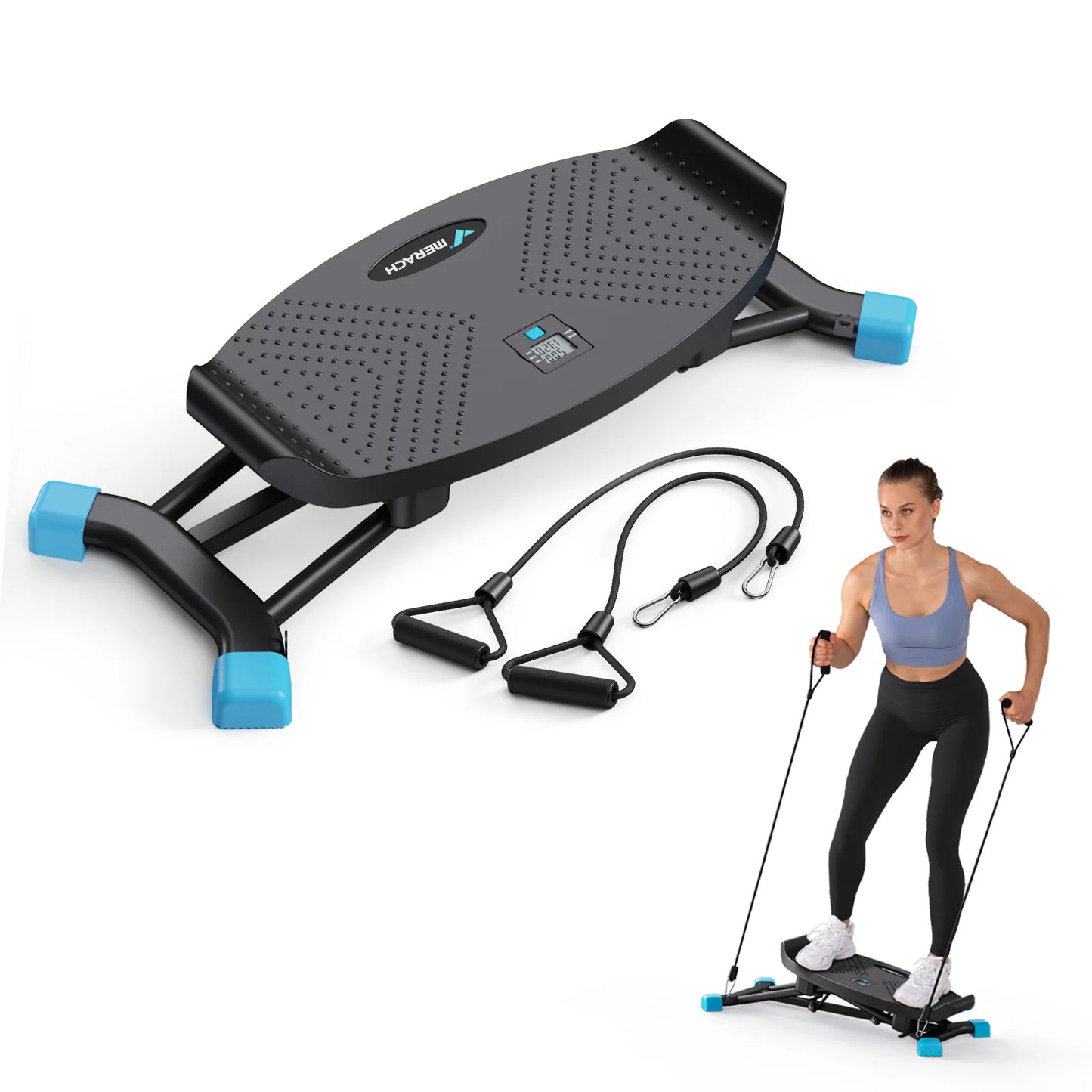 MERACH Ski Machine Simulated Ski Training Machine, Leg Exercise, Fun Cardio, Fitness Machine