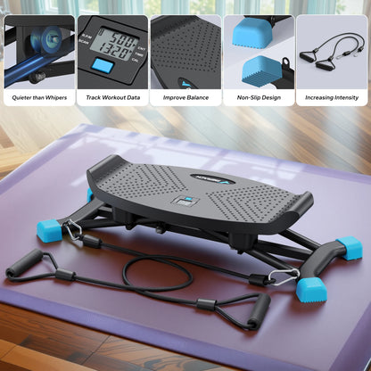 MERACH Ski Machine Simulated Ski Training Machine, Leg Exercise, Fun Cardio, Fitness Machine