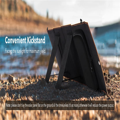 1*30W Foldable Solar Panel with 1*10000mAh Solar Power Bank,15W Dual Output Port,Suitable for outdoor travel camping/hiking