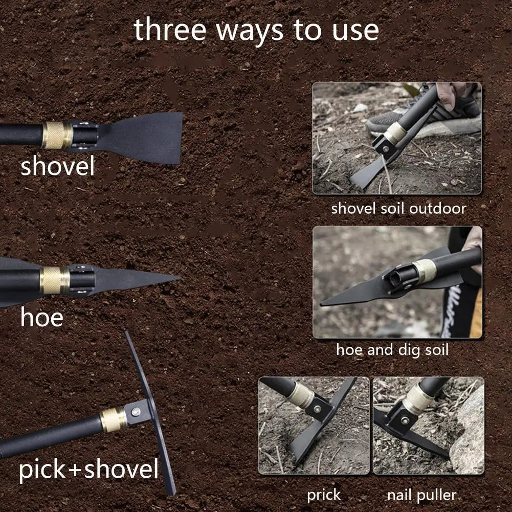 Lightweight Folding Shovel and Pick