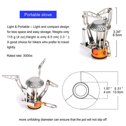 Camping Cookware Set, Outdoor Tableware, Equipment Supplies ,