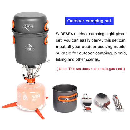 Camping Cookware Set, Outdoor Tableware, Equipment Supplies ,