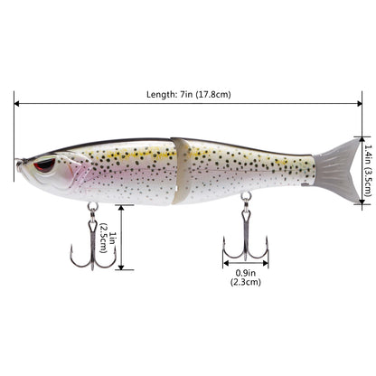 Bassdash Swimbaits Pike Trout Glide Minnow