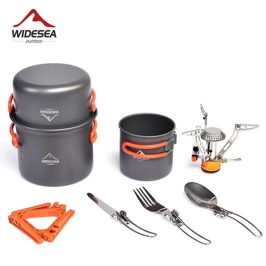 Camping Cookware Set, Outdoor Tableware, Equipment Supplies ,
