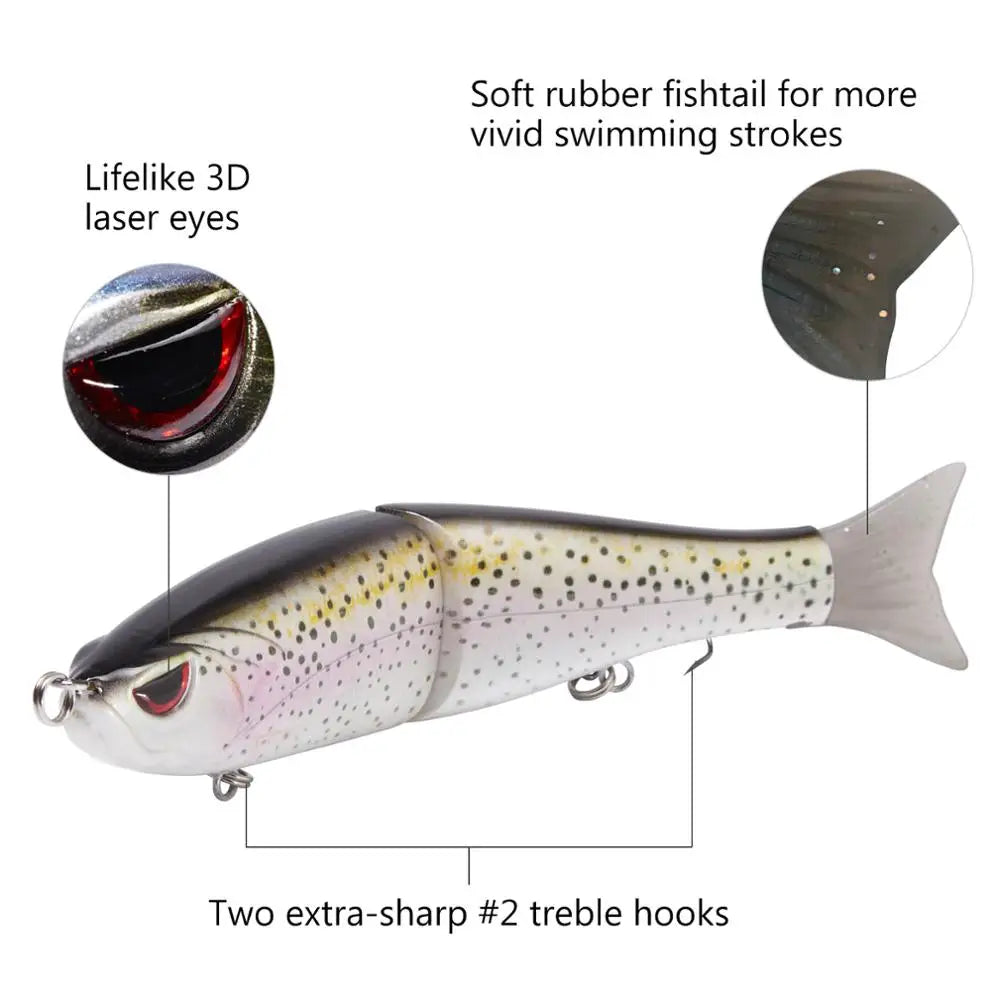 Bassdash Swimbaits Pike Trout Glide Minnow