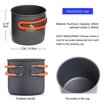 Camping Cookware Set, Outdoor Tableware, Equipment Supplies ,