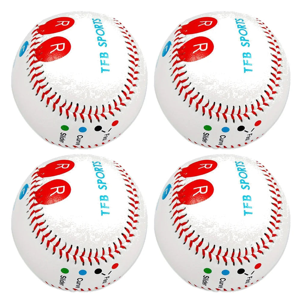 Pitch Training Baseball set with Finger Placement Markers.