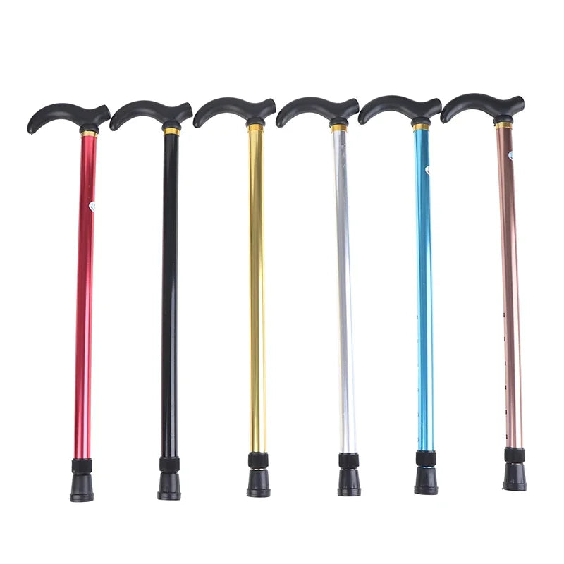 75-90cm Aluminum Alloy Adjustable Walking Stick