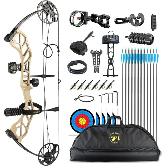 Topoint Archery Compound Bow Pro Set Easy Adjust