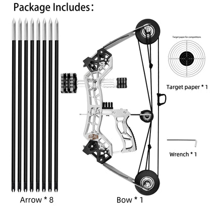 10.2" Mini Compound Bow and Arrows Set