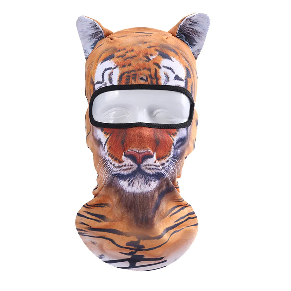 3D Animal Balaclava Ski Hats Party Cat Dog Funny mask.