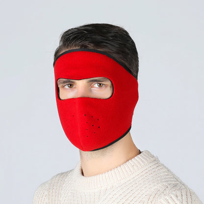Fleece Winter Outdoor Sports Thermal Face Mask and Ear Warmer.