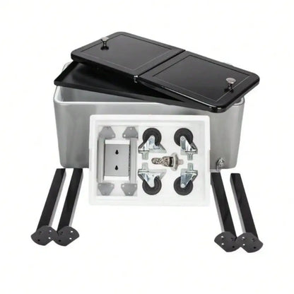 80QT Patio Rolling Cooler