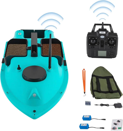 RC Fishing Bait Boat with GPS, Dual Motors, Automatic Return, LCD Screen & Light, Remote Control Fish Bait Boats