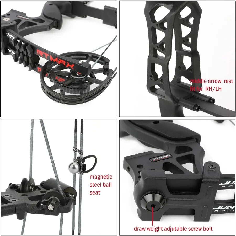 Compound Bow Dual-use for Arrows and Steel BallHunting