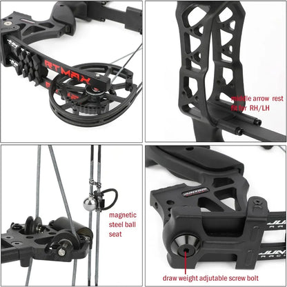 Compound Bow Dual-use for Arrows and Steel BallHunting