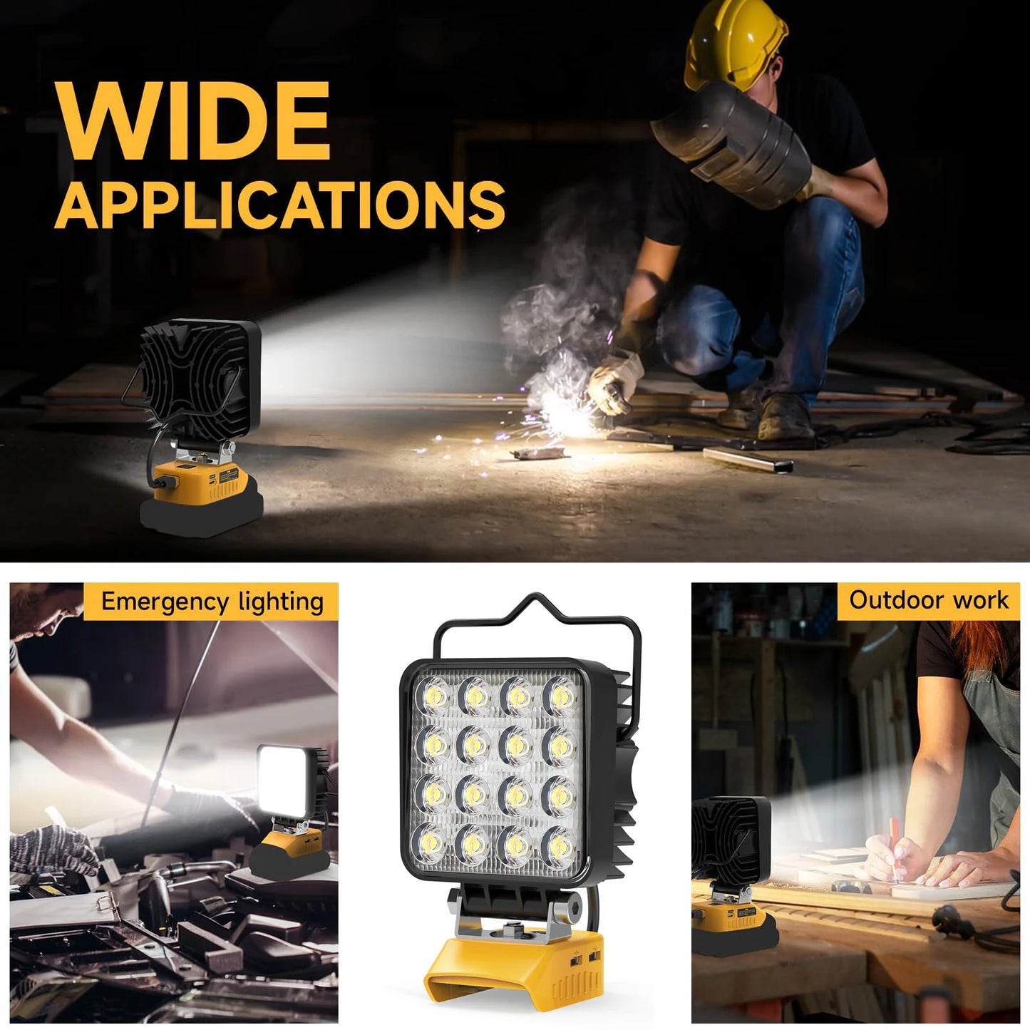 DeWalt 20V Battery 48W 4800LM Portable LED Work Light