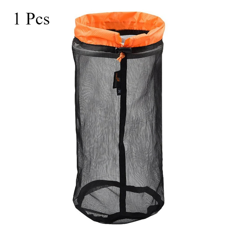 1Pcs Outdoor Ultralight Mesh Storage Bag