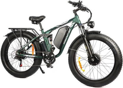 BAOLUJIE DM01 Motor Electric Bicycle 60V 30AH Battery Max Speed 42 MPH