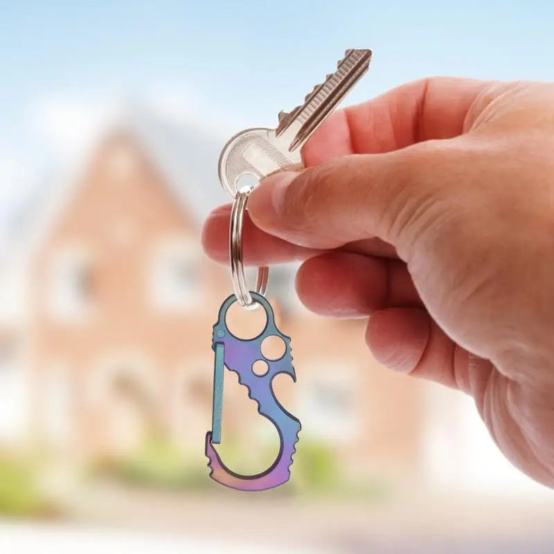 Titanium Carabiner Keychain Clip