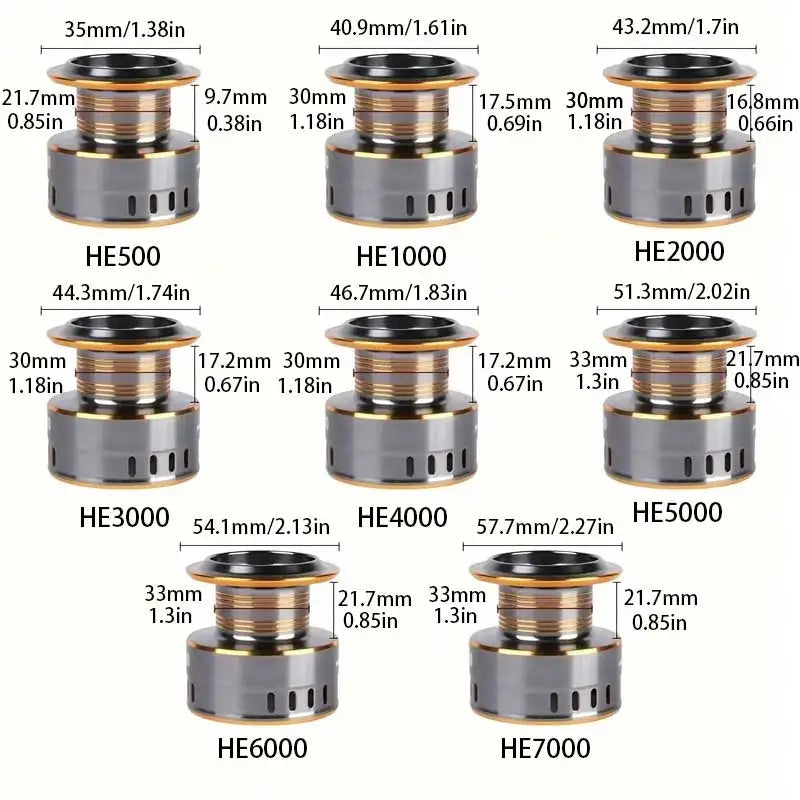 1 Piece Two-Hand Rotating Fishing Reel 5.2:1 Gear Ratio, 22.05lb.
